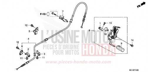 PARKING BRAKE NSA700A8 de 2008